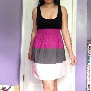 Oneill tri colored dress