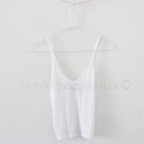 Brandy Melville Tops - White Joanne Tank