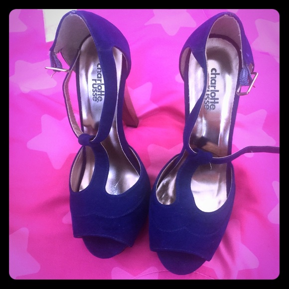 Blue heels