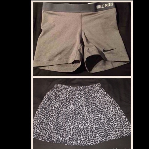 Nike pros & skirt bundle🔴ON HOLD for @lanasheta🔴