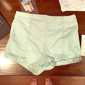 urban Outfitters Mint High-waisted shorts