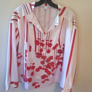 Diane Von Furstenburg silk blouse