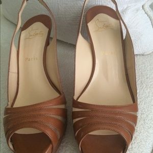 Christian Louboutin Tre Jojo heels in brown