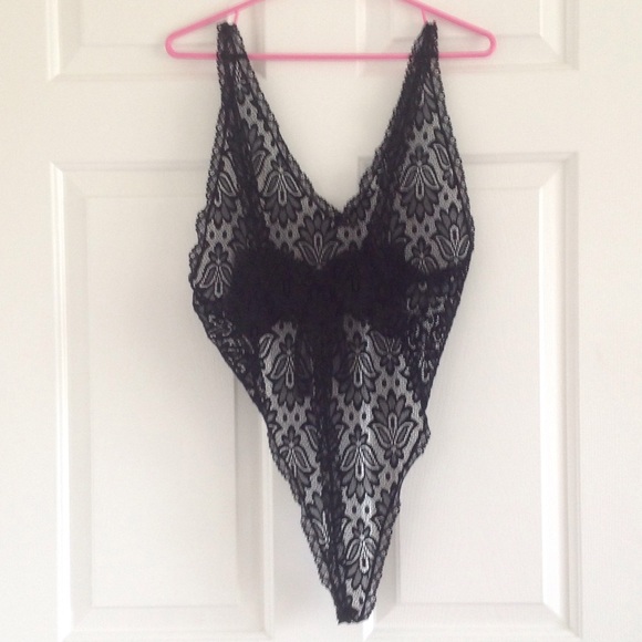 Cinema etoile Black lace body suit