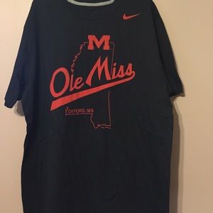 MENS Nike Ole Miss shirt NWT
