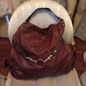 Junior Drake Italian leather bag 14"x14"