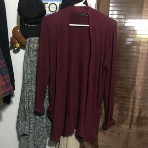 SOLD Maroon cardigan