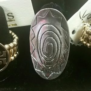 Silver Tribal Ring