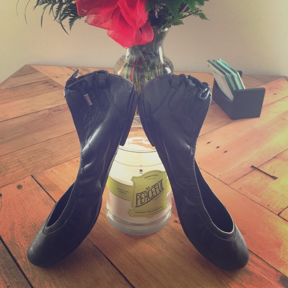 Dark Blue ballet Flats