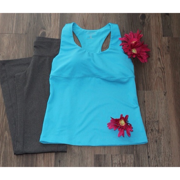 Athleta Tops - Cute Blue Workout Yoga & Exercise Tank