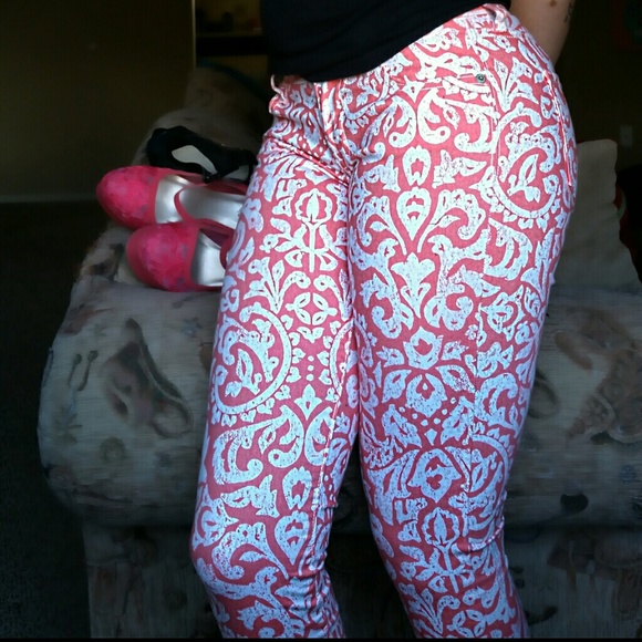 Patterned Skinny Jeans - Picture 1 of 4