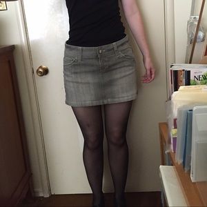 American Eagle denim mini skirt, sz 8