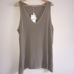 Zara sleeveless viscose top