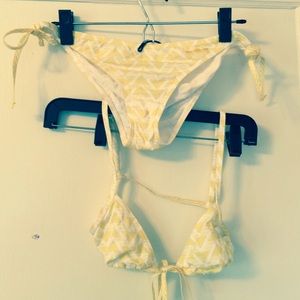 Never worn Adidas two piece swimsuit