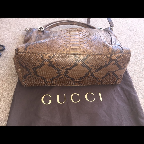 🚫SOLD AT EBAY 🚫Gucci python brand new bag - Picture 2 of 4