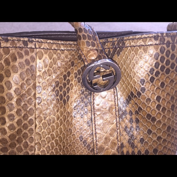 🚫SOLD AT EBAY 🚫Gucci python brand new bag - Picture 4 of 4