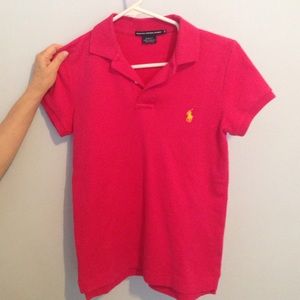 Cute pink polo