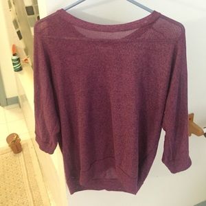 Purple sweater from body central