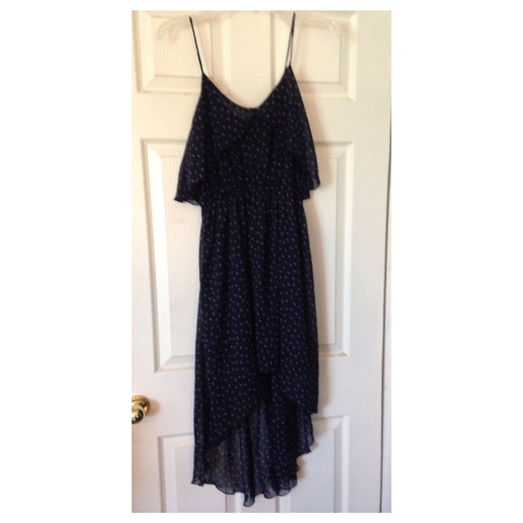 Printed Highlow dress
