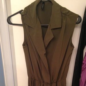 Full Forest Green Jumpsuit