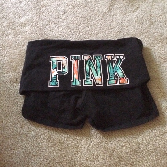 Vs pink yoga shorties nwot