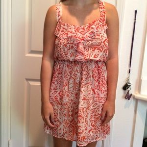Orange and Cream Sundress