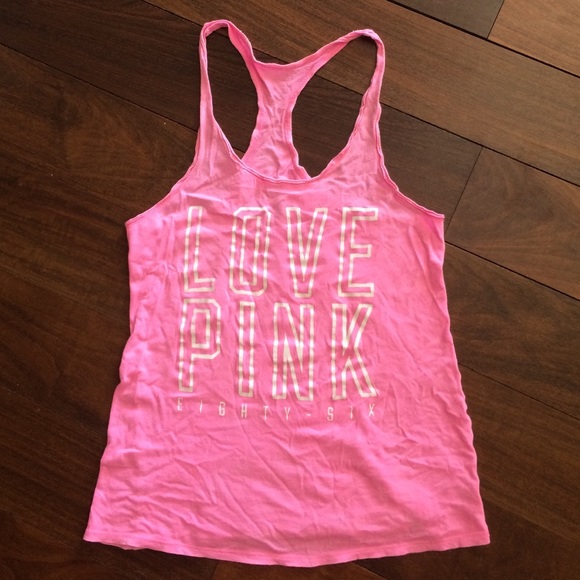 PINK Victoria's Secret Tees & Tank - Picture 3 of 4