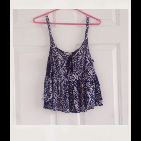 Aeropostale Tops - Aeropostale patterned peplum top NWOT