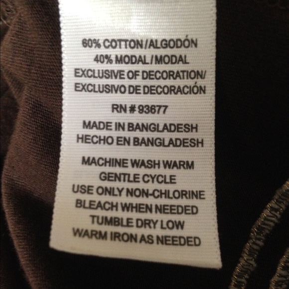 {a.n.a.} Brown Pleated Sleeveless Peasant Top - Picture 4 of 7