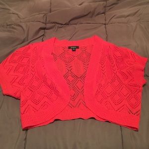 Coral shrug