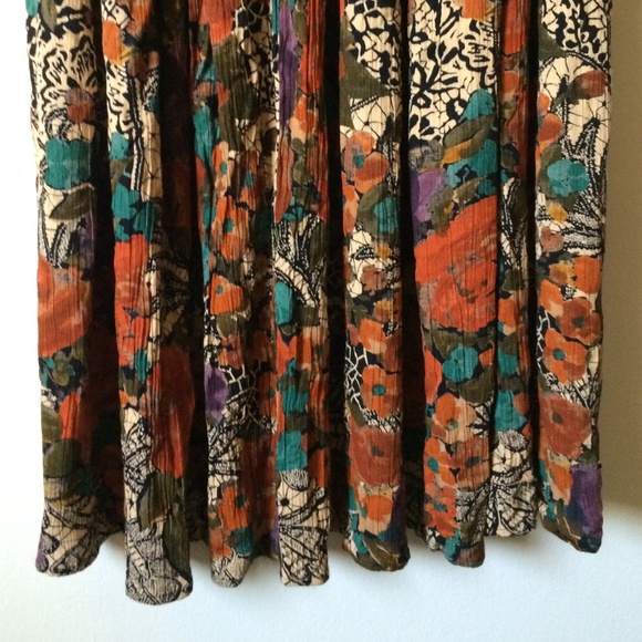 Vintage Carole Little maxi skirt S/M - Picture 2 of 3