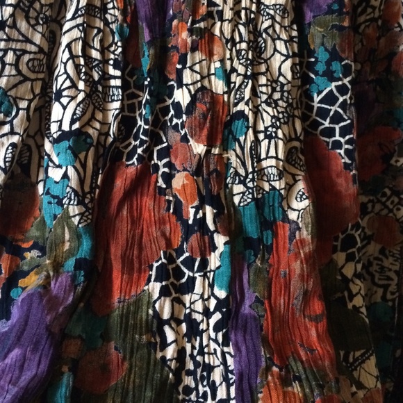 Vintage Carole Little maxi skirt S/M - Picture 3 of 3