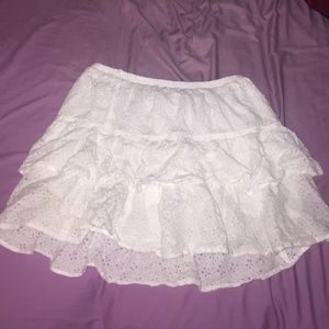 White skirt