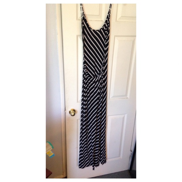 Open back maxi dress