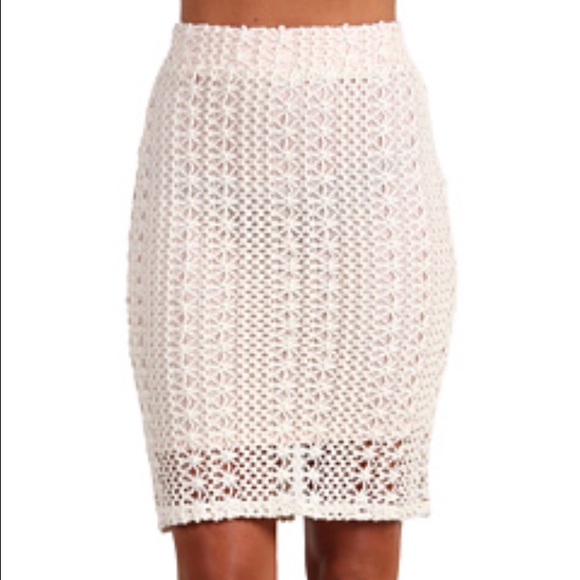 Free People Dresses & Skirts - One day sale 🎉 Free People eyelet pencil skirt