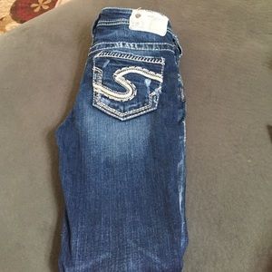 Silver jeans