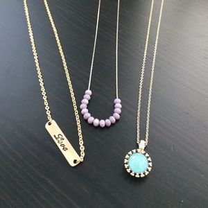 3 necklaces all included in price