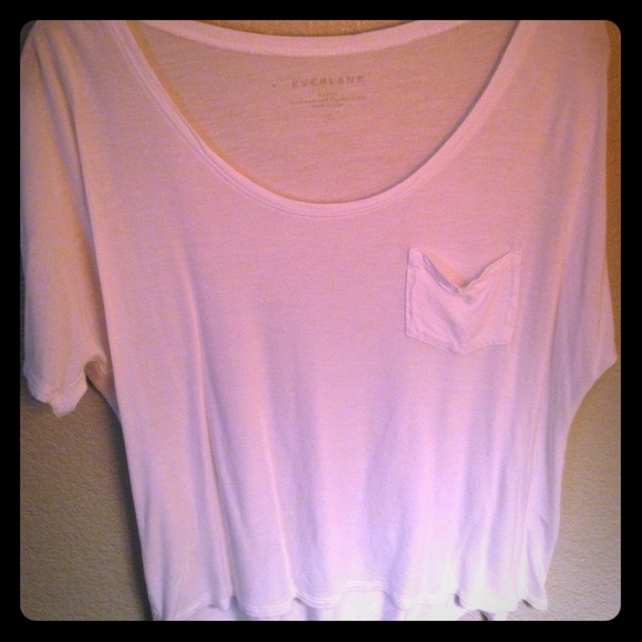 Everlane white Ryan Pocket Tee. White. Size Small