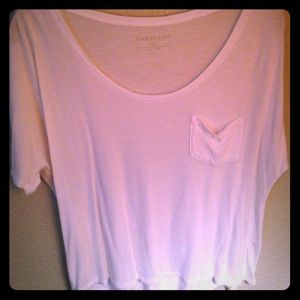 Everlane white Ryan Pocket Tee. White. Size Small
