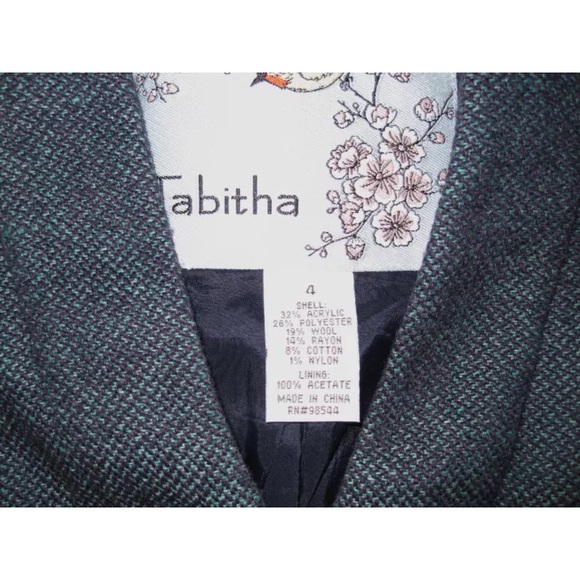 Tabitha sz 4 Blazer Jacket Tweed Short Sleeve - Picture 3 of 3