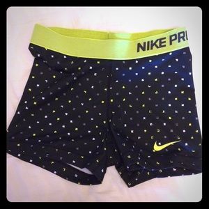 Nike pro dri fit shorts