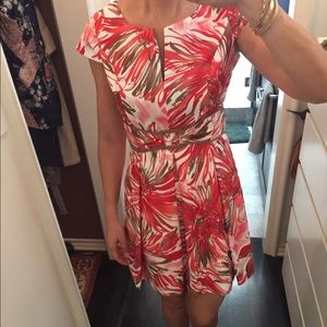 Retro vintage style high waist Ellen Tracy dress.