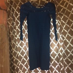 Blue dress from Bebe