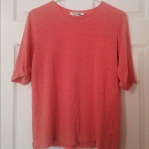 Lg. coral shirt/sweater