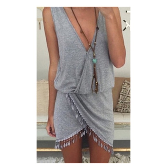 NWOT gray dress