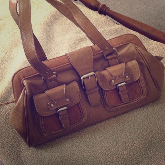 Tan Over the Shoulder Purse