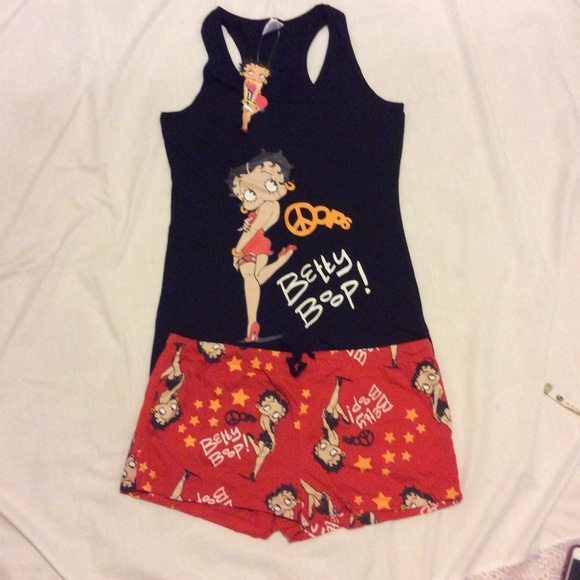 Betty boop pajama, top and short.