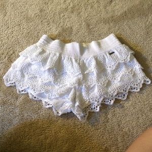 Hollister lace shorts