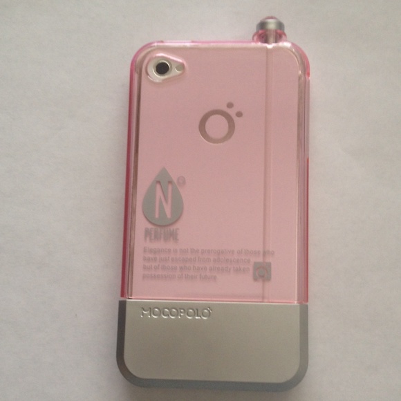 Iphone 4 hard/transparent case with quote
