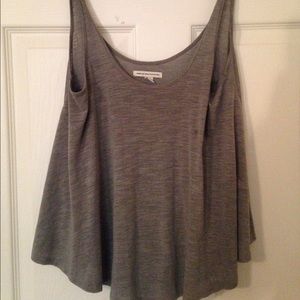 Sm. grey flowy top